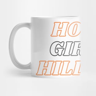 Hot Girl Hillel - Orange & Black Mug